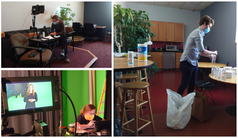 Heggerty BTS scenes for video production