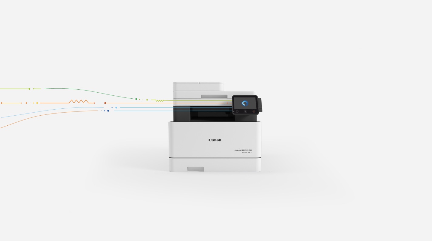 Canon Animated Video Style Frame printer with illustrated lines